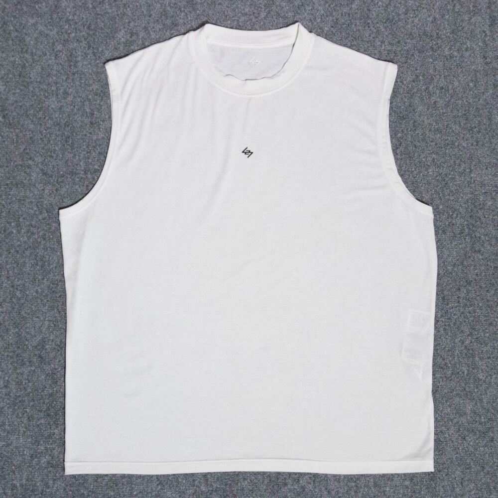 Represent 247 DNA Oversized Performance Tank Top Shirt Men's Large White Gym